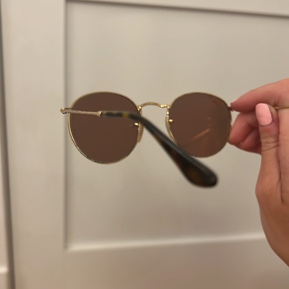 Round pink reflecting ray bans - Picture 4 of 5